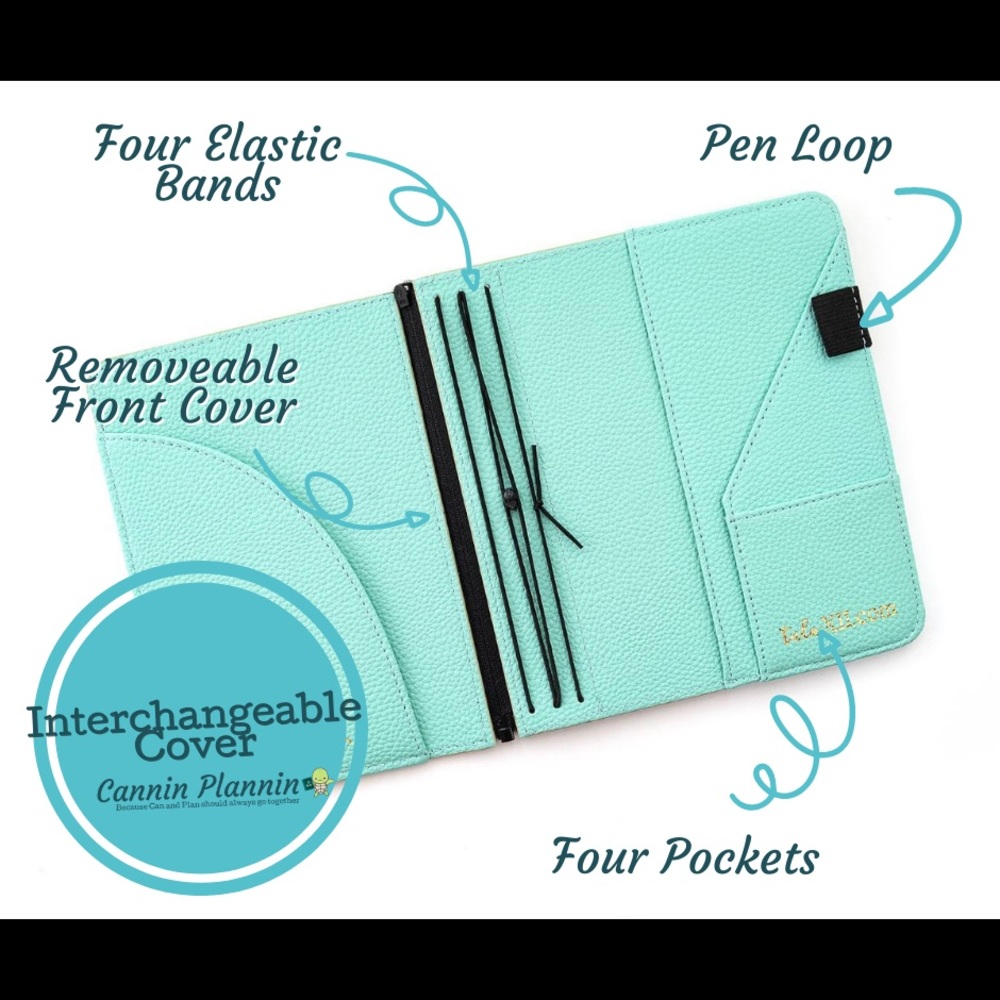 Tula Xii Medium mint planner cover